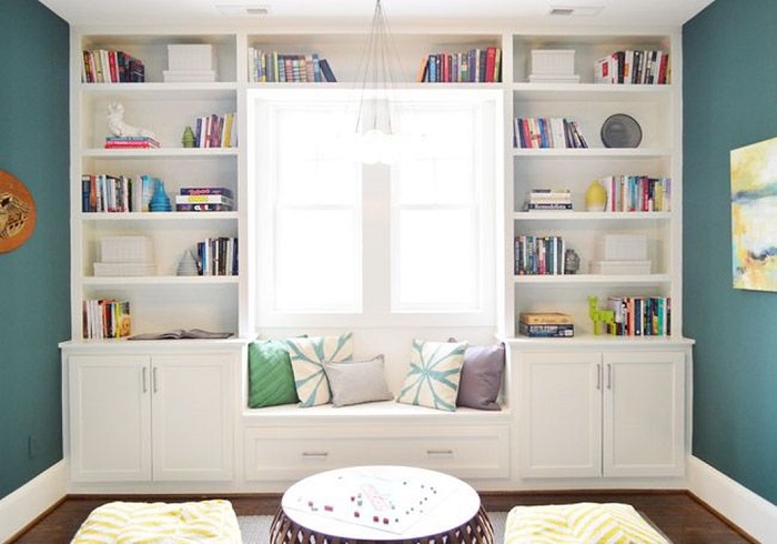 38 Mẫu thiết kế phòng đọc sách gia đình đẹp, góc đọc sách hiện đại cuốn hút